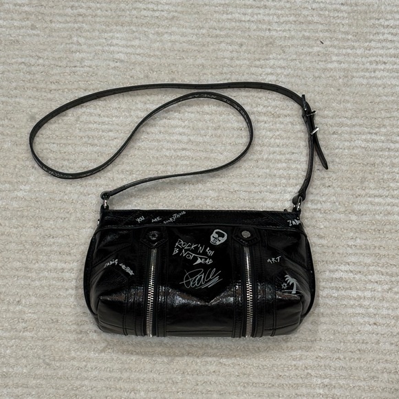 Zadig & Voltaire Sunny Mood Graffiti bag, used once like-new - Picture 4 of 15